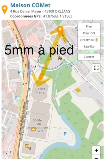 Maison Comet Avec Jardin Et Parking Orleans Ngoại thất bức ảnh